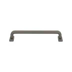 Top Knobs [TK3164AG] Die Cast Zinc Cabinet Pull Handle - Harrison Series - Oversized - Ash Gray Finish - 6 5/16" C/C - 6 7/8" L
