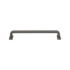 Top Knobs [TK3165AG] Die Cast Zinc Cabinet Pull Handle - Harrison Series - Oversized - Ash Gray Finish - 7 9/16&quot; C/C - 8 1/8&quot; L