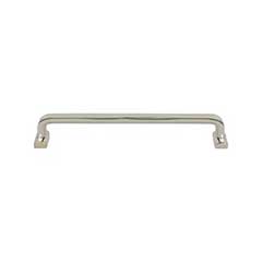 Top Knobs [TK3165PN] Die Cast Zinc Cabinet Pull Handle - Harrison Series - Oversized - Polished Nickel Finish - 7 9/16&quot; C/C - 8 1/8&quot; L