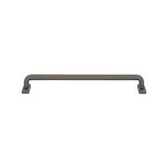 Top Knobs [TK3166AG] Die Cast Zinc Cabinet Pull Handle - Harrison Series - Oversized - Ash Gray Finish - 8 13/16" C/C - 9 3/8" L