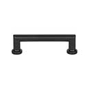 Top Knobs [TK3151BLK] Die Cast Zinc Cabinet Pull Handle - Morris Series - Standard Size - Flat Black Finish - 3 3/4&quot; C/C - 4 1/2&quot; L