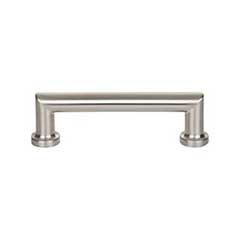 Top Knobs [TK3151BSN] Die Cast Zinc Cabinet Pull Handle - Morris Series - Standard Size - Brushed Satin Nickel Finish - 3 3/4" C/C - 4 1/2" L