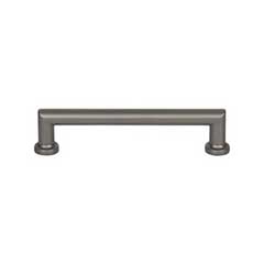 Top Knobs [TK3152AG] Die Cast Zinc Cabinet Pull Handle - Morris Series - Oversized - Ash Gray Finish - 5 1/6" C/C - 5 13/16" L