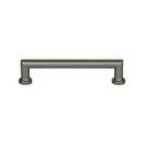 Top Knobs [TK3152AG] Die Cast Zinc Cabinet Pull Handle - Morris Series - Oversized - Ash Gray Finish - 5 1/16" C/C - 5 13/16" L