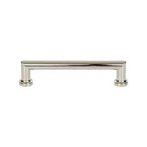 Top Knobs [TK3152PN] Die Cast Zinc Cabinet Pull Handle - Morris Series - Oversized - Polished Nickel Finish - 5 1/6" C/C - 5 13/16" L