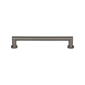 Top Knobs [TK3153AG] Die Cast Zinc Cabinet Pull Handle - Morris Series - Oversized - Ash Gray Finish - 6 5/16" C/C - 7 1/16" L