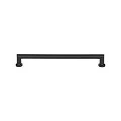 Top Knobs [TK3155BLK] Die Cast Zinc Cabinet Pull Handle - Morris Series - Oversized - Flat Black Finish - 8 13/16" C/C - 9 9/16" L