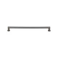 Top Knobs [TK3156AG] Die Cast Zinc Cabinet Pull Handle - Morris Series - Oversized - Ash Gray Finish - 12" C/C - 12 3/4" L