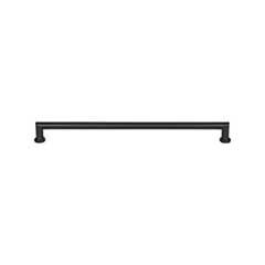 Top Knobs [TK3156BLK] Die Cast Zinc Cabinet Pull Handle - Morris Series - Oversized - Flat Black Finish - 12" C/C - 12 3/4" L