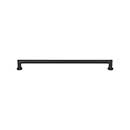 Top Knobs [TK3156BLK] Die Cast Zinc Cabinet Pull Handle - Morris Series - Oversized - Flat Black Finish - 12&quot; C/C - 12 3/4&quot; L