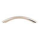 Top Knobs [M1264] Die Cast Zinc Cabinet Pull Handle - Bow Series - Oversized - Polished Nickel Finish - 5 1/16" C/C - 6" L