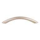 Top Knobs [M381] Die Cast Zinc Cabinet Pull Handle - Bow Series - Oversized - Brushed Satin Nickel Finish - 5 1/16" C/C - 6" L