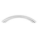 Top Knobs [M385] Die Cast Zinc Cabinet Pull Handle - Bow Series - Standard Size - Polished Chrome Finish - 3 3/4" C/C - 4 9/16" L