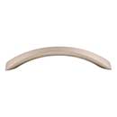 Top Knobs [M1146] Die Cast Zinc Cabinet Pull Handle - Crescent Flair Series - Oversized - Brushed Satin Nickel Finish - 5 1/16" C/C - 6 1/8" L