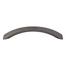 Top Knobs [M1577] Die Cast Zinc Cabinet Pull Handle - Crescent Flair Series - Oversized - Ash Gray Finish - 5 1/16" C/C - 6 1/8" L