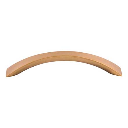 Top Knobs [M1657] Die Cast Zinc Cabinet Pull Handle - Crescent Flair Series - Oversized - Brushed Bronze Finish - 5 1/16" C/C - 6 1/8" L