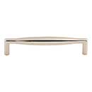 Top Knobs [M1953] Die Cast Zinc Cabinet Pull Handle - Flute Series - Oversized - Polished Nickel Finish - 5 1/16" C/C - 5 5/16" L