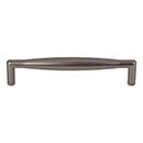 Top Knobs [M2206] Die Cast Zinc Cabinet Pull Handle - Flute Series - Oversized - Ash Gray Finish - 5 1/16" C/C - 5 5/16" L