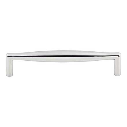 Top Knobs [M504] Die Cast Zinc Cabinet Pull Handle - Flute Series - Oversized - Polished Chrome Finish - 5 1/16" C/C - 5 5/16" L