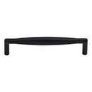 Top Knobs [M505] Die Cast Zinc Cabinet Pull Handle - Flute Series - Oversized - Flat Black Finish - 5 1/16" C/C - 5 5/16" L