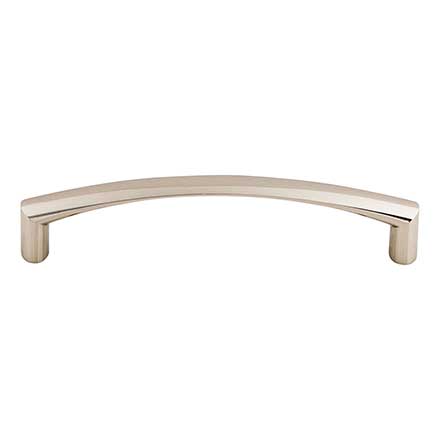Top Knobs [M1268] Die Cast Zinc Cabinet Pull Handle - Griggs Series - Oversized - Polished Nickel Finish - 5 1/16" C/C - 5 7/16" L