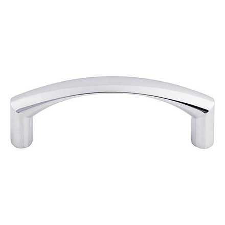 Top Knobs [M1705] Die Cast Zinc Cabinet Pull Handle - Griggs Series - Standard Size - Polished Chrome Finish - 3" C/C - 3 3/8" L