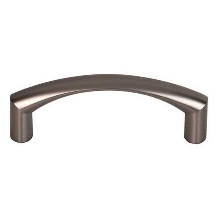 Top Knobs [M2176] Die Cast Zinc Cabinet Pull Handle - Griggs Series - Standard Size - Ash Gray Finish - 3" C/C - 3 3/8" L