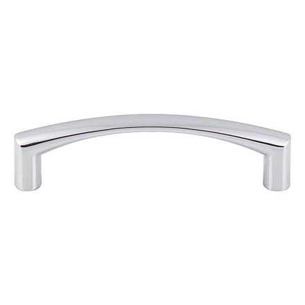 Top Knobs [TK3390PC] Die Cast Zinc Cabinet Pull Handle - Griggs Series - Standard Size - Polished Chrome Finish - 3 3/4" C/C - 4 1/4" L