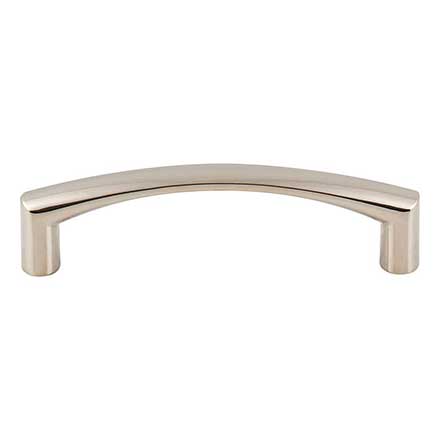Top Knobs [TK3390PN] Die Cast Zinc Cabinet Pull Handle - Griggs Series - Standard Size - Polished NIckel Finish - 3 3/4" C/C - 4 1/4" L