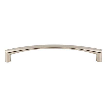 Top Knobs [TK3391PN] Die Cast Zinc Cabinet Pull Handle - Griggs Series - Oversized - Polished NIckel Finish - 6 5/16" C/C - 6 3/4" L