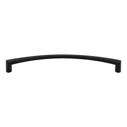 Top Knobs [TK3392BLK] Die Cast Zinc Cabinet Pull Handle - Griggs Series - Oversized - Flat Black Finish - 7 9/16" C/C - 8" L