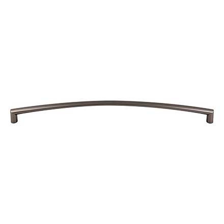 Top Knobs [TK3394AG] Die Cast Zinc Cabinet Pull Handle - Griggs Series - Oversized - Ash Gray Finish - 12&quot; C/C - 12 1/2&quot; L