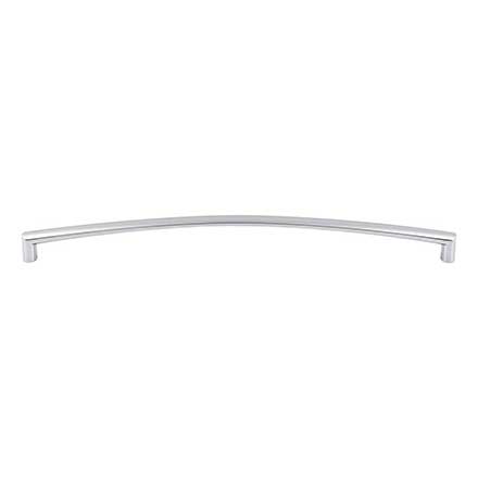 Top Knobs [TK3394PC] Die Cast Zinc Cabinet Pull Handle - Griggs Series - Oversized - Polished Chrome Finish - 12" C/C - 12 1/2" L
