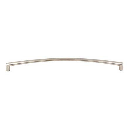 Top Knobs [TK3394PN] Die Cast Zinc Cabinet Pull Handle - Griggs Series - Oversized - Polished Nickel Finish - 12" C/C - 12 1/2" L