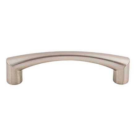 Top Knobs [M1128] Die Cast Zinc Cabinet Pull Handle - Hidra Series - Standard Size - Brushed Satin Nickel Finish - 3 3/4" C/C - 4 3/8" L