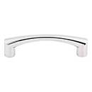 Top Knobs [M1130] Die Cast Zinc Cabinet Pull Handle - Hidra Series - Standard Size - Polished Chrome Finish - 3 3/4" C/C - 4 3/8" L