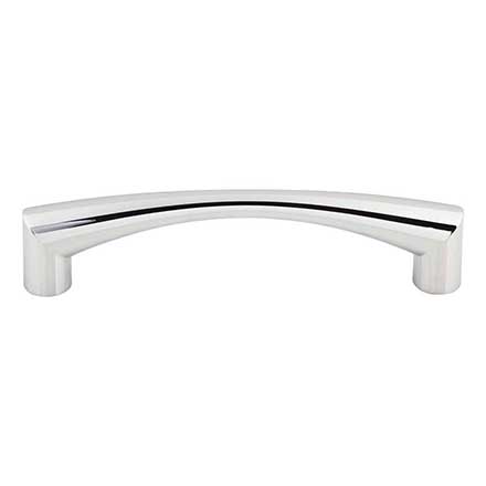 Top Knobs [M1133] Die Cast Zinc Cabinet Pull Handle - Hidra Series - Oversized - Polished Chrome Finish - 5 1/16" C/C - 5 11/16" L