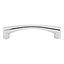 Top Knobs [M1133] Die Cast Zinc Cabinet Pull Handle - Hidra Series - Oversized - Polished Chrome Finish - 5 1/16" C/C - 5 11/16" L
