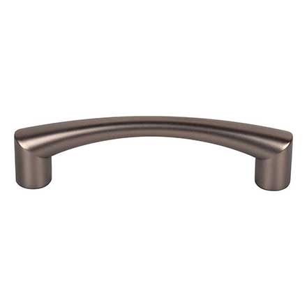 Top Knobs [M1573] Die Cast Zinc Cabinet Pull Handle - Hidra Series - Standard Size - Ash Gray Finish - 3 3/4" C/C - 4 3/8" L