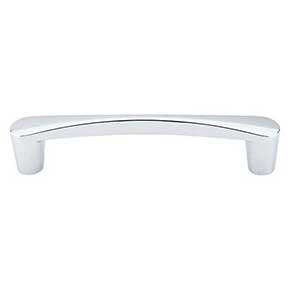 Top Knobs [M1181] Die Cast Zinc Cabinet Pull Handle - Infinity Series - Oversized - Polished Chrome Finish - 5 1/16" C/C - 6" L