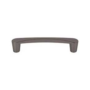 Top Knobs [M2213] Die Cast Zinc Cabinet Pull Handle - Infinity Series - Oversized - Ash Gray Finish - 5 1/16" C/C - 6" L