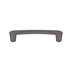 Top Knobs [M2213] Die Cast Zinc Cabinet Pull Handle - Infinity Series - Oversized - Ash Gray Finish - 5 1/16&quot; C/C - 6&quot; L