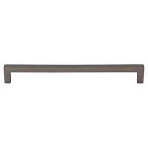 Top Knobs [M2152] Die Cast Zinc Cabinet Pull Handle - Square Bar Pull Series - Oversized - Ash Gray Finish - 8 13/16" C/C - 9 1/4" L