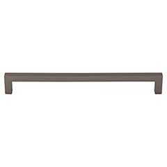 Top Knobs [M2152] Die Cast Zinc Cabinet Pull Handle - Square Bar Pull Series - Oversized - Ash Gray Finish - 8 13/16&quot; C/C - 9 1/4&quot; L