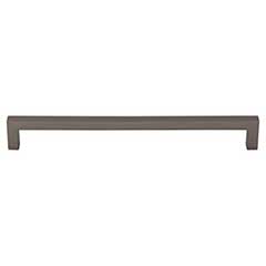 Top Knobs [M2152] Die Cast Zinc Cabinet Pull Handle - Square Bar Pull Series - Oversized - Ash Gray Finish - 8 13/16" C/C - 9 1/4" L