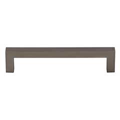 Top Knobs [M2156] Die Cast Zinc Cabinet Pull Handle - Square Bar Pull Series - Oversized - Ash Gray Finish - 5 1/16&quot; C/C - 5 7/16&quot; L