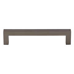 Top Knobs [M2156] Die Cast Zinc Cabinet Pull Handle - Square Bar Pull Series - Oversized - Ash Gray Finish - 5 1/16" C/C - 5 7/16" L