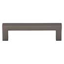 Top Knobs [M2158] Die Cast Zinc Cabinet Pull Handle - Square Bar Pull Series - Standard Size - Ash Gray Finish - 3 3/4" C/C - 4 3/16" L