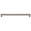 Top Knobs [M2178] Die Cast Zinc Cabinet Pull Handle - Square Bar Pull Series - Oversized - Ash Gray Finish - 12" C/C - 12 1/2" L