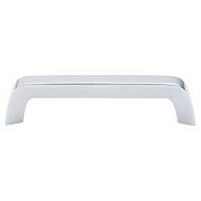 Top Knobs [M1175] Die Cast Zinc Cabinet Pull Handle - Tapered Bar Series - Oversized - Polished Chrome Finish - 5 1/16" C/C - 5 1/2" L